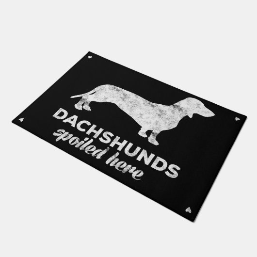 Paillasson Teckels corrompus ici (Incliné)