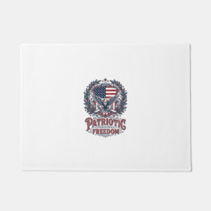 Paillasson Tee-shirt graphique vectoriel de Noël patriotique