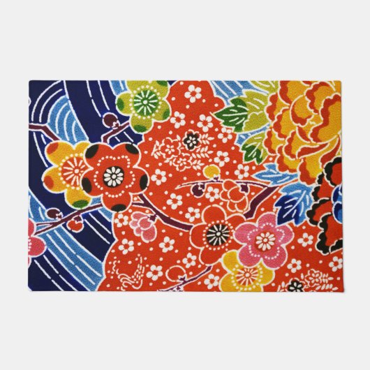 Paillasson Teinture d'okinawaïen japonaise (Bingata) (Devant)