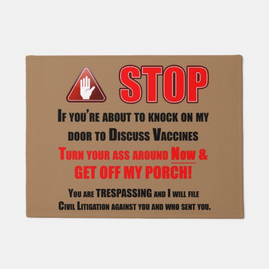 Paillasson Témoins JoHoVaxx (Devant)