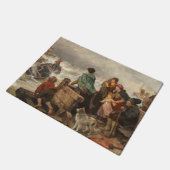 Paillasson Tempête sur la côte (par Rudolf Jordan) (Incliné)