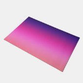 Paillasson Tendance néon rose violet et dégradé orange clair (Incliné)