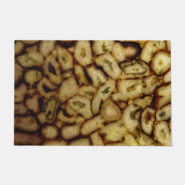 Paillasson Terme or vert Quartz Agates (Devant)