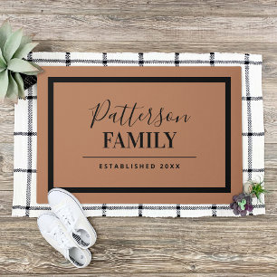 Paillasson Terra Cotta Famille Monogramme