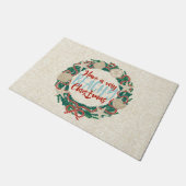 Paillasson Terre côtière de Noël Tropical Sea Shell Wreath - (Incliné)