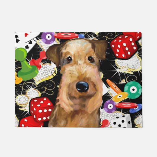 PAILLASSON TERRIER AIREDALE (Devant)