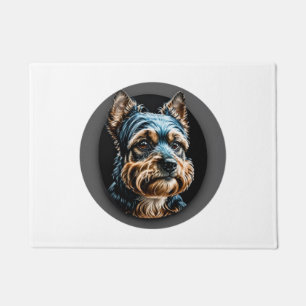 Paillasson terrier noir yorkshire