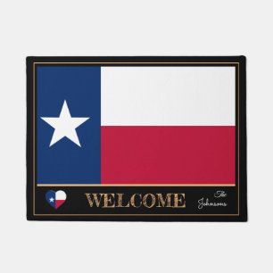 Paillasson Texas & Texas Flag house / sports États-Unis