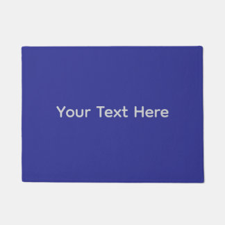 Paillasson Texte personnalisé bleu marine | Bienvenue personn