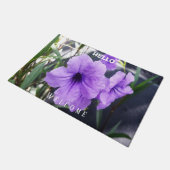 Paillasson Texte personnalisé mignon à la mode violet (Incliné)