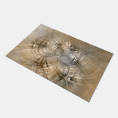 Paillasson Texture d'art fractal moderne abstrait Tons de Ter (Incliné)