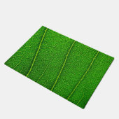 Paillasson Texture de feuille verte abstraite (Incliné)