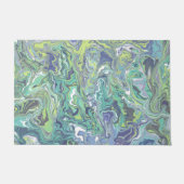 Paillasson Texture de marbre Motif mûre (Devant)