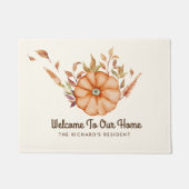 Paillasson Thanksgiving Dîner Invitation Boho Theme (Devant)