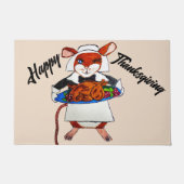 PAILLASSON THANKSGIVING MOUSE PILGRIM (Devant)