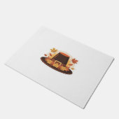 Paillasson Thanksgiving Pilgrim Casquette - Automne Harvest D (Incliné)