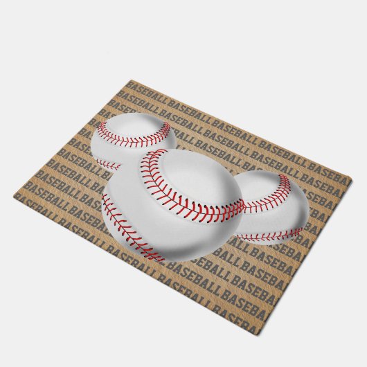 PAILLASSON THÈME DE BASE-BALL (Incliné)