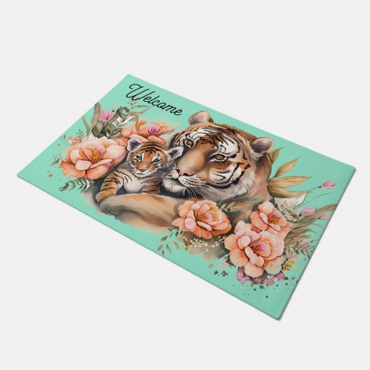 Paillasson Tiger and Cub (Incliné)