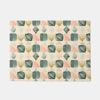 Paillasson Tissu de moisissure tribale des Caraïbes gras : cr