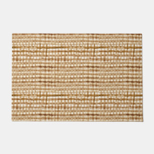 Paillasson Tissu d'impression Brown peint primitif