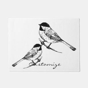 Paillasson Tonnerre de chickadee noir