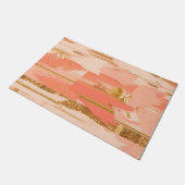 Paillasson Tons de pêche et d'or (Incliné)