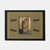 Paillasson Tortoiseshell Cat Portrait, Closeuse Animal Photo (Devant)