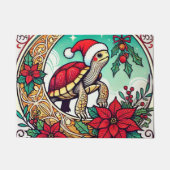 Paillasson Tortue de Noël (Devant)