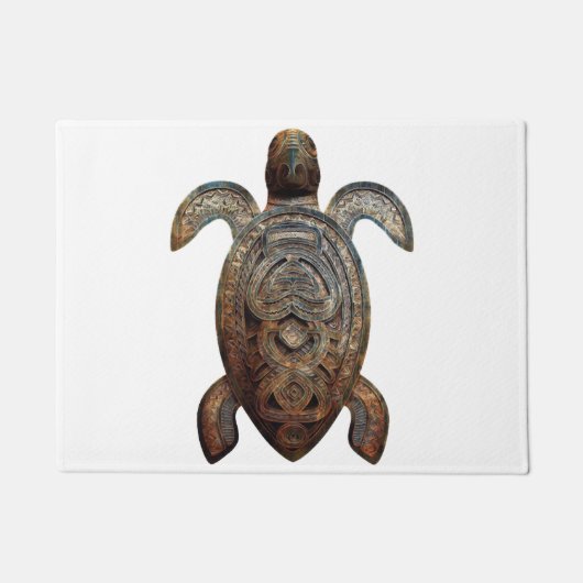 Paillasson Tortue marine sculptée (Devant)