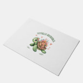 Paillasson Tortue totalement adorable avec corail (Incliné)