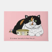 Paillasson Tôt le matin Faim Kitty (Devant)