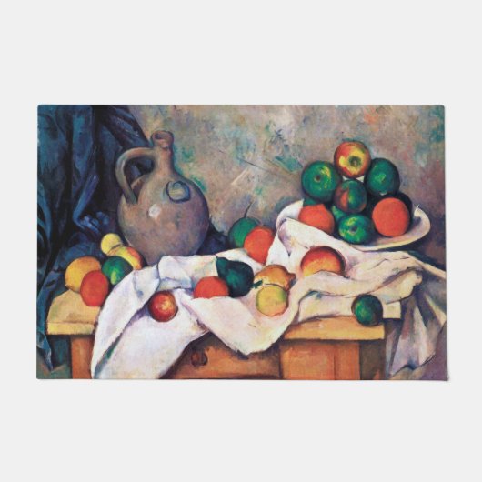 Paillasson Toujours la vie avec les fruits, Paul Cezanne (Devant)