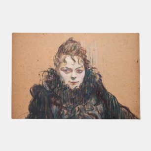 Paillasson Toulouse-Lautrec - Femme avec un Boa Noir