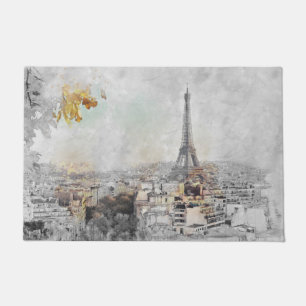Paillasson Tour Eiffel Paris Porte-mat Terre idique
