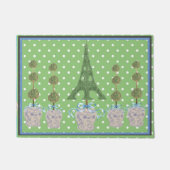 Paillasson Tour Eiffel Topior Ginger Jars pot Porte (Devant)