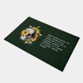 Paillasson Tournesol gothique Squelette mat (Incliné)