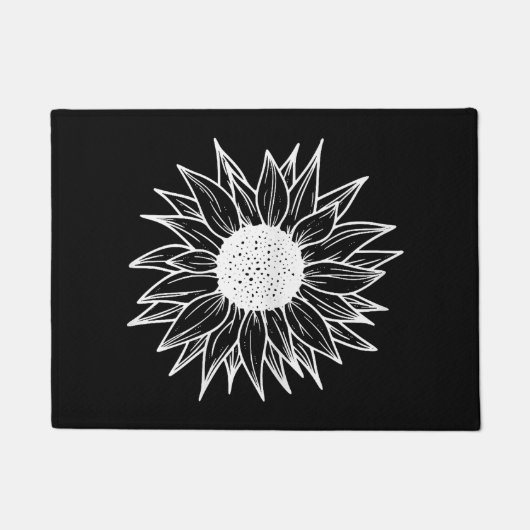 Paillasson Tournesol Jolie fleur fleur sauvage multicolore (Devant)