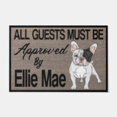 Paillasson  Tous Les Clients Doivent Être Approuvés Par Chien (Devant)