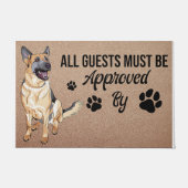 Paillasson Tous Les Clients Doivent Être Approuvés Par Nom De (Devant)