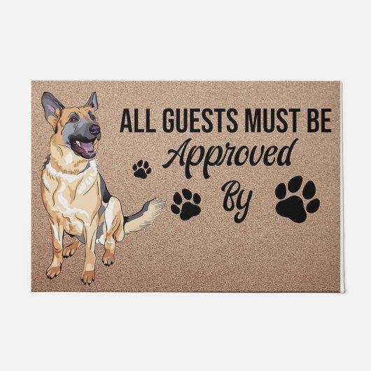 Paillasson Tous Les Clients Doivent Être Approuvés Par Nom De (Devant)