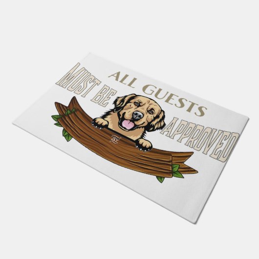 Paillasson Tous Les Clients Doivent Être Approuvés Tapis, Chi (Incliné)