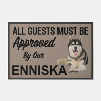 Paillasson Tous Les Invités Doivent Être Approuvés Par Ennisk