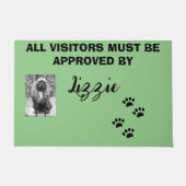 PAILLASSON TOUS LES VISITEURS DOIVENT ÊTRE APPROUVÉS PAR LE N (Devant)