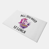 Paillasson Tout ce dont tu as besoin, c'est de déjeuner (Incliné)