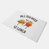 Paillasson Tout ce dont tu as besoin, c'est de déjeuner (Incliné)