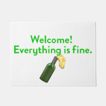 Tout est fin Molotov Cocktail Doormat
