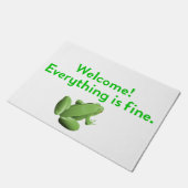 Paillasson Tout est fini Doormat de grenouille fine (Incliné)