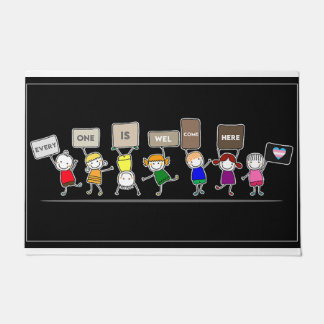 Paillasson Tout Le Monde Est Le Bienvenu Ici, Venez Est Cette