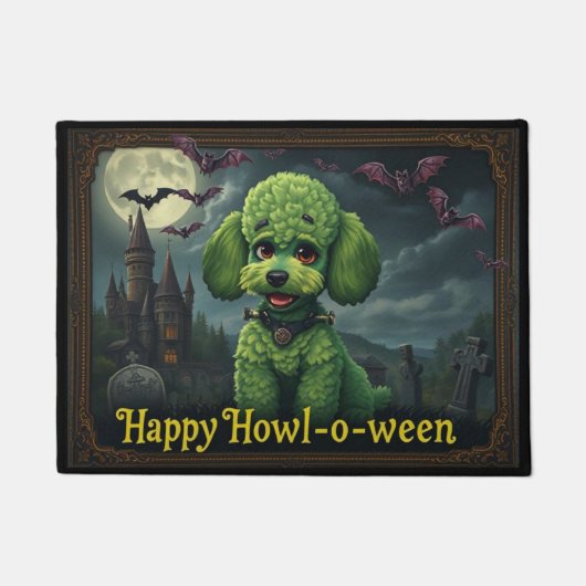 Paillasson Toy Poodlestein Happy Howl-o-ween (Devant)
