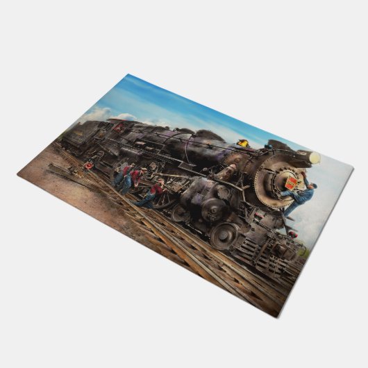 Paillasson Train - travaillant au chemin de fer 1930 (Incliné)